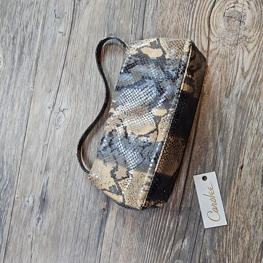 Nwt Carolee snakeskin purse